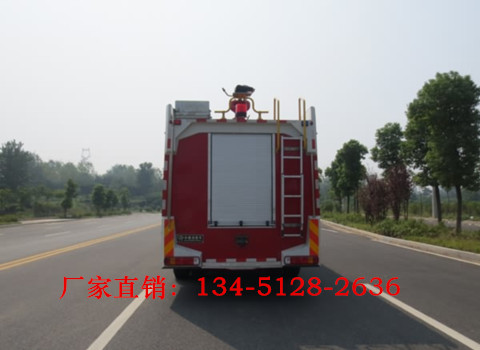 重汽24噸前四后八水罐消防車(國五)
